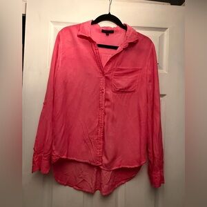 Velvet Heart Coral Button-Down Shirt